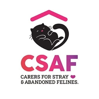 CSAF (Carers for Stray and Abandoned Felines) logo